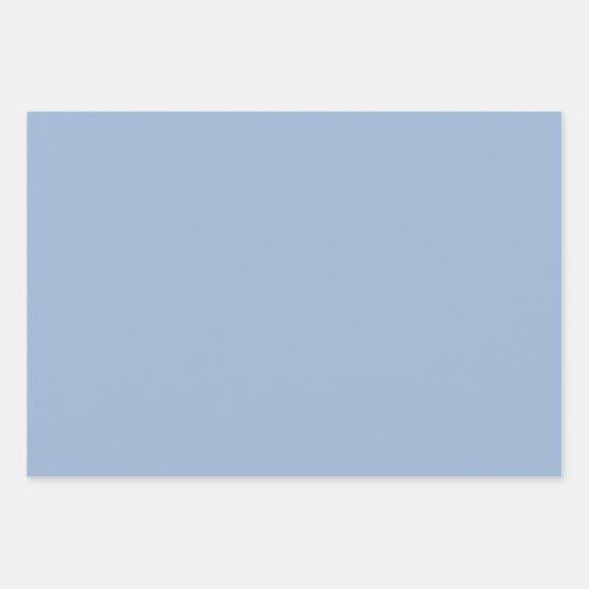 Cerulean Solid Color Geschenkpapier Set (Vorderseite 2)