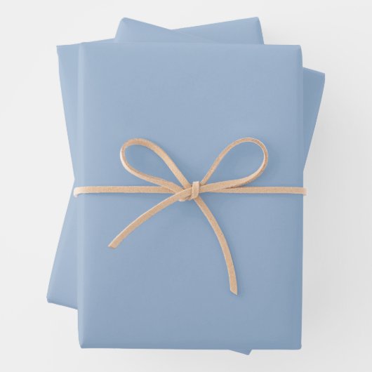 Cerulean Solid Color Geschenkpapier Set (Beispiel)