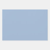 Cerulean Solid Color Geschenkpapier Set (Vorderseite)