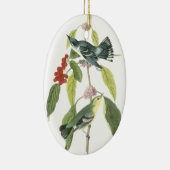 Cerulean Trällerer, John Audubon Keramik Ornament (Rechts)