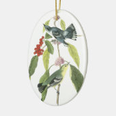 Cerulean Trällerer, John Audubon Keramik Ornament (Links)