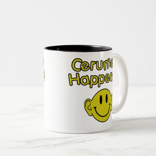 Cerumen geschieht zweifarbige tasse (VorderseiteRechts)