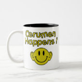 Cerumen geschieht zweifarbige tasse (Links)