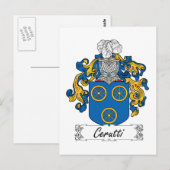 Cerutti Familienwappen Postkarte (Vorne/Hinten)