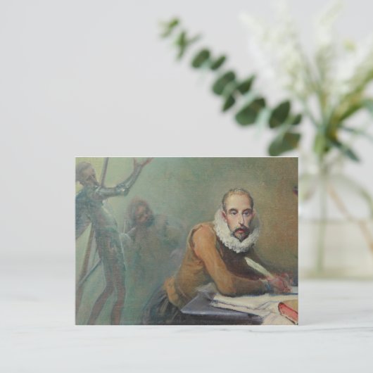 Cervantes Postkarte (Stehend Vorderseite)