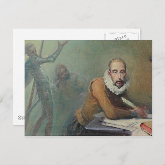 Cervantes Postkarte (Vorne/Hinten)