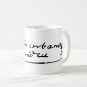Cervantes Signature Kaffeetasse (VorderseiteRechts)