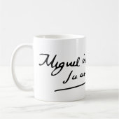 Cervantes Signature Kaffeetasse (Links)