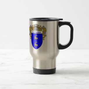 Cervantes-Wappen/Familienwappen Reisebecher