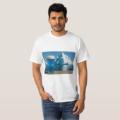 Cerveza Azul y Iceberg Japonés T-Shirt (Vorne ganz)