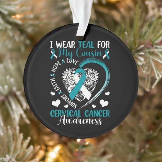  Cervical Cancer Awareness Ornament (Baum)
