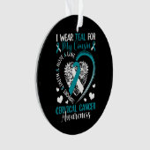  Cervical Cancer Awareness Ornament (Vorderseite)