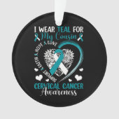  Cervical Cancer Awareness Ornament (Vorderseite)