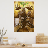 Cervidae Poster (Küche)