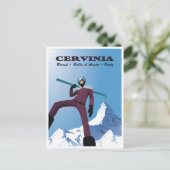 Cervinia, Breuil, Valle d’Aosta, Italien, Postkarte (Stehend Vorderseite)