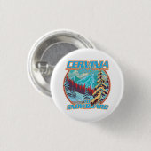Cervinia italy Snowboarding-Logo Button (Vorne & Hinten)