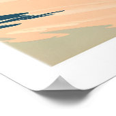 Cervinia Ski Print 1 Poster (Ecke)