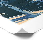 Cervinia Ski Print - Italien 1 Poster (Ecke)