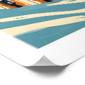 Cervinia Ski-Wandkunst-Druck 1 Poster (Ecke)