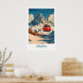 Cervinia Skiplakat 1 Poster (Küche)