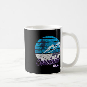 Cervinia Valle D'aosta Italien Skigebiet Snowboard Kaffeetasse