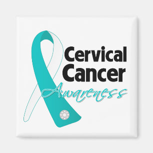 Cervivcal Krebs-Bewusstseins-Band Magnet