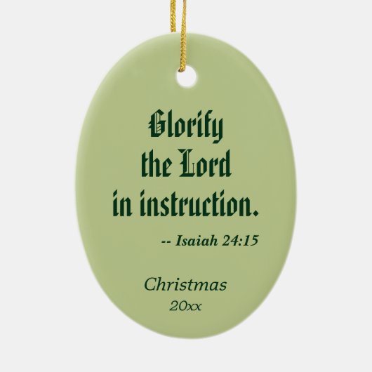 César de Bus (SLE 001) Keramik Ornament (Hinten)