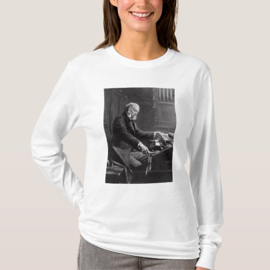 Cesar Franck an der Konsole des Organs T-Shirt (Vorderseite)