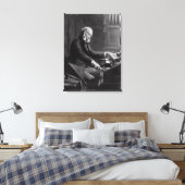Cesar Franck an der Orgelkonsole Leinwanddruck (Insitu (Schlafzimmer))