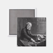Cesar Franck an der Orgelkonsole Magnet (Vorderseite/Rückseite)