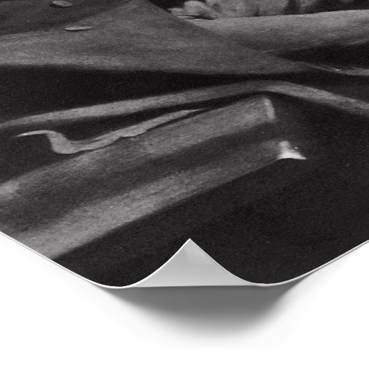 Cesar Franck an der Orgelkonsole Poster (Ecke)