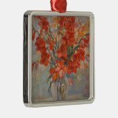 Cesar Gemayel Vintag Gladioli Ornament Aus Metall (Rechts)