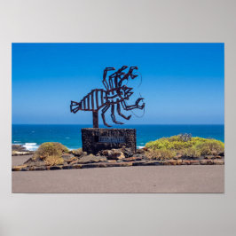 César Manrique Hummer-Skulptur, Jameos del Agua Poster