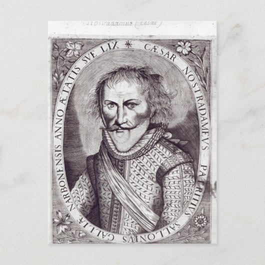 Cesar Nostradamus Postkarte (Vorderseite)