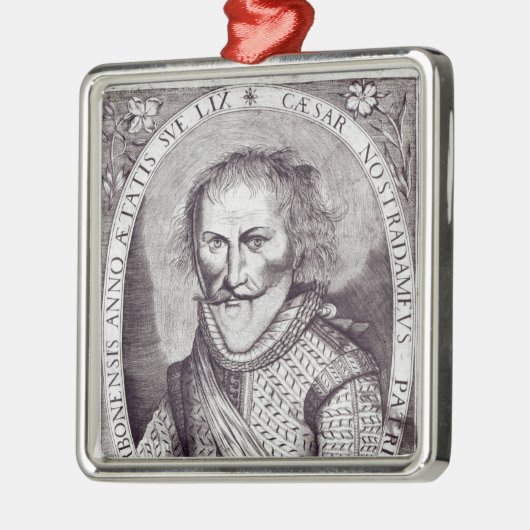 Cesar Nostradamus Silbernes Ornament (Links)