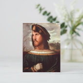 Cesare Borgia Duke von Valencia Postkarte (Stehend Vorderseite)