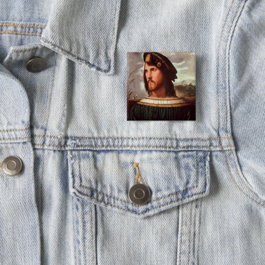 Cesare Borgia-Herzog von Valencia Button (Beispiel)