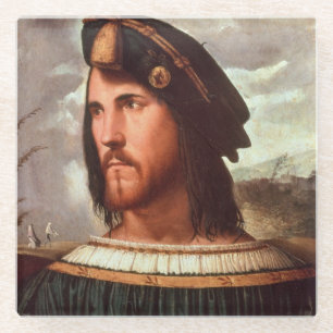 Cesare Borgia-Herzog von Valencia Glasuntersetzer