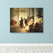 Cesare Borgia verlassend Vatikan Leinwanddruck (Insitu (Holzboden))