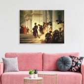 Cesare Borgia verlassend Vatikan Leinwanddruck (Insitu (Wohnzimmer))