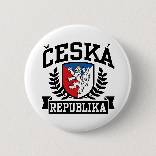 Ceska Republika Button (Vorderseite)