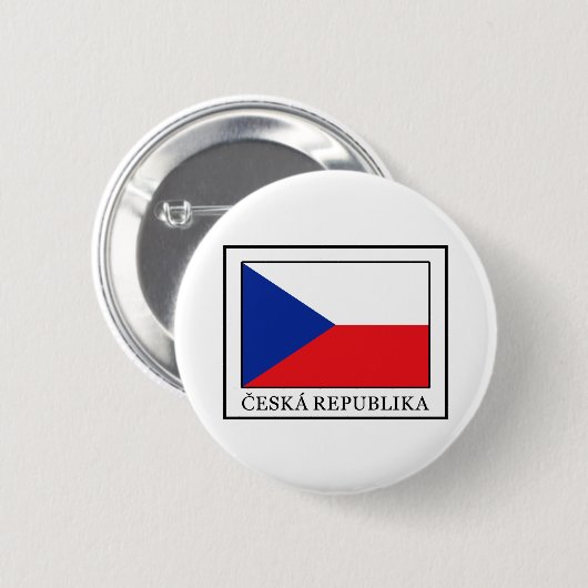Ceska Republika Button (Vorne & Hinten)