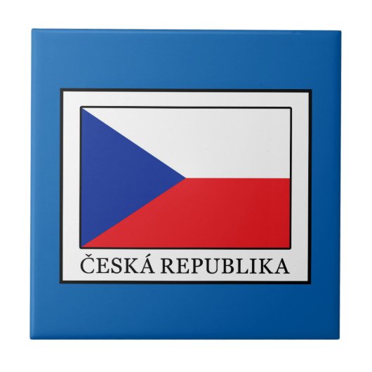 Ceska Republika Fliese (Vorderseite)