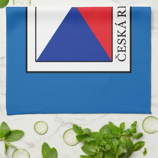 Ceska Republika Handtuch (Gefaltet)