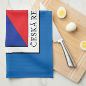 Ceska Republika Handtuch (Viertel Falte)