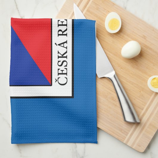 Ceska Republika Handtuch (Viertel Falte)