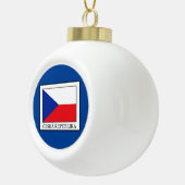 Ceska Republika Keramik Kugel-Ornament (Rechts)