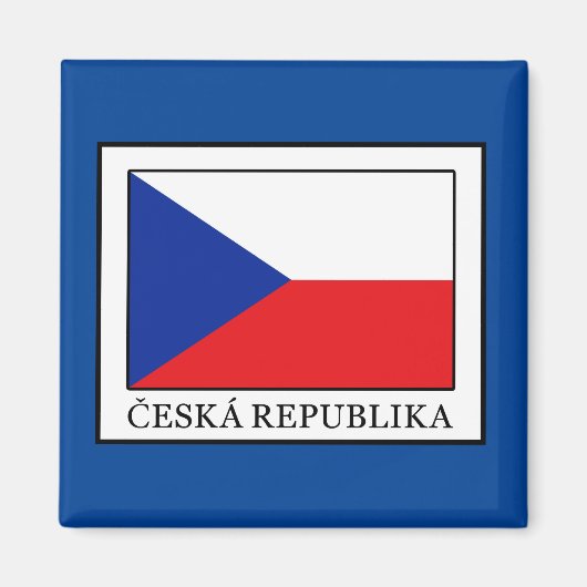 Ceska Republika Magnet (Vorne)
