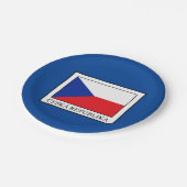 Ceska Republika Pappteller (Schrägansicht)