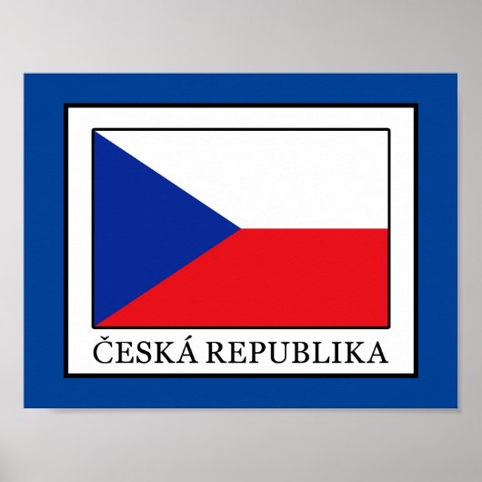 Ceska Republika Poster (Vorne)